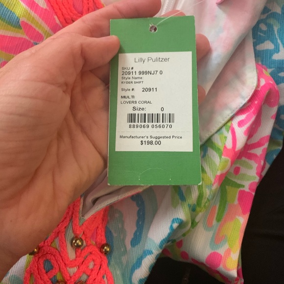 NWT GORGEOUS LILLY PULITZER RUDER SHIFT SZ 0 💕 - Picture 3 of 4
